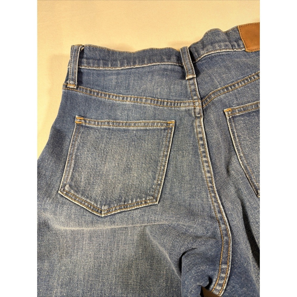 Madewell The Slim Boyjean Floral Embroidered High Rise Straight Leg Jeans 30 - Picture 12 of 16